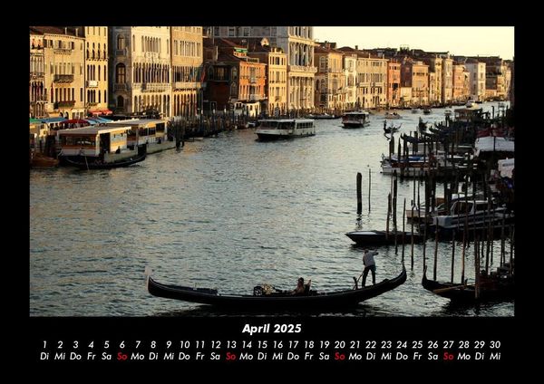 Produktbild: Venedigs Sch&ouml;nheit 2025 Fotokalender DIN A3