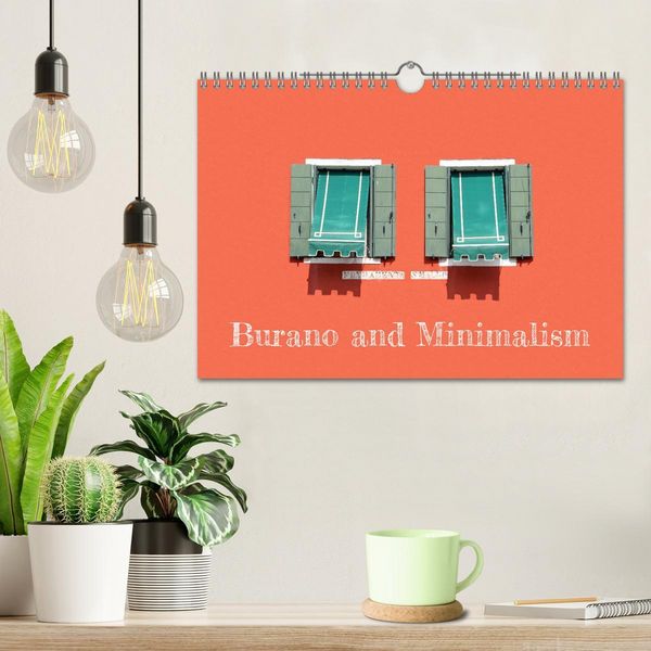 Produktbild: Burano and Minimalism (Wall Calendar 2026 DIN A4 landscape), CALVENDO 12 Month Wall Calendar