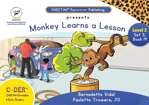 Produktbild: C-DER (CHEETAH Decodable Early Readers, Set 3, Book 19, Monkey Learns A Lesson