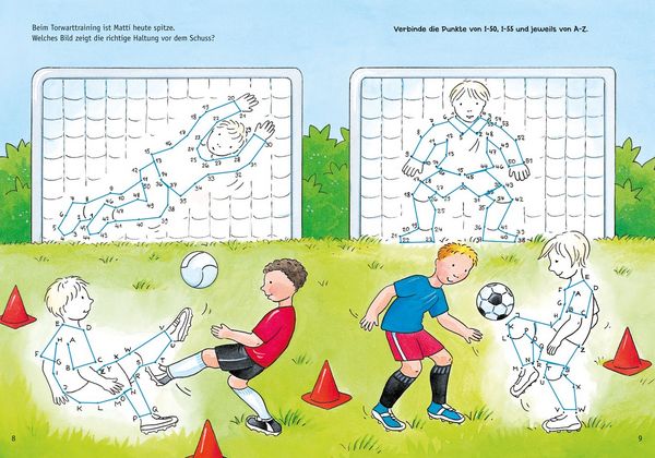 Produktbild: Von Punkt zu Punkt 1 bis 145. Fu&szlig;ball, Fahrzeuge & Baustelle