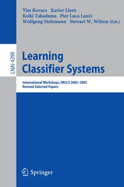 Produktbild: Learning Classifier Systems