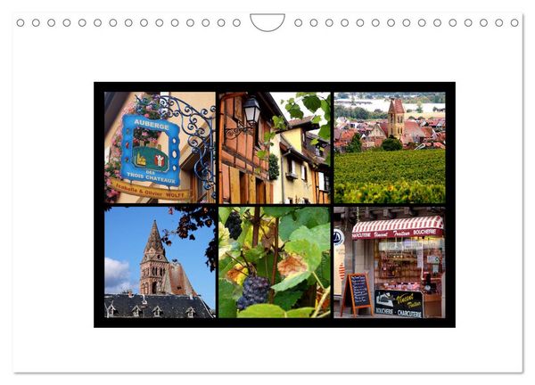 Faszinierendes Elsass (Wandkalender 2026 DIN A4 quer), CALVENDO Monatskalender
