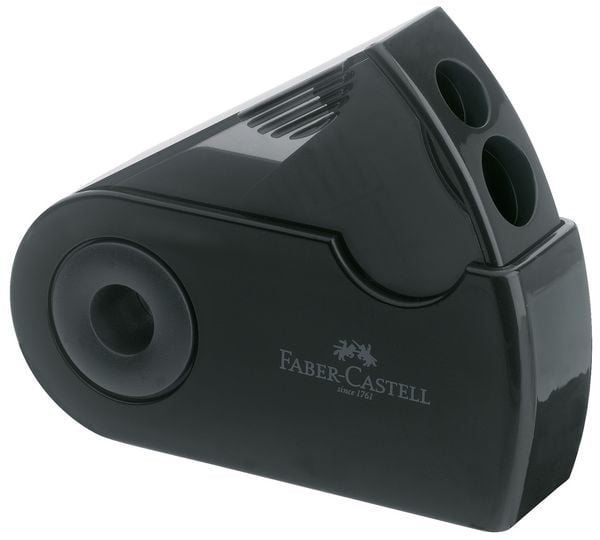 Produktbild: Faber-Castell Doppelspitzdose Sleeve schwarz