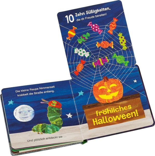 Produktbild: Die kleine Raupe Nimmersatt - 1, 2, 3 ... bald ist Halloween