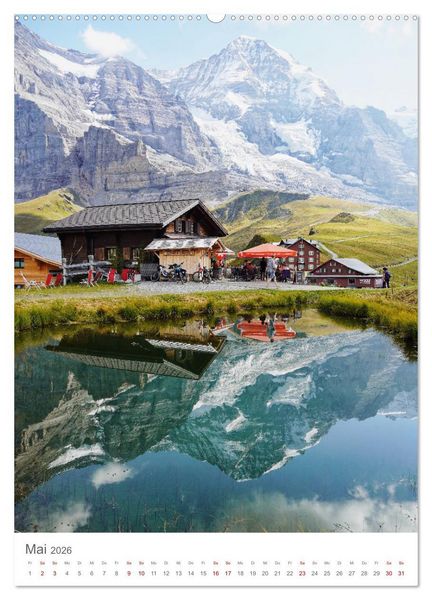 Produktbild: Schweiz (Wandkalender 2026 DIN A2 hoch), CALVENDO Monatskalender