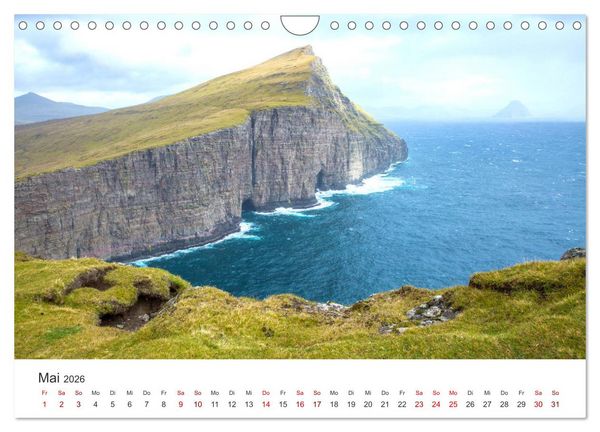 Produktbild: Zauber der F&auml;r&ouml;er Inseln (Wandkalender 2026 DIN A4 quer), CALVENDO Monatskalender