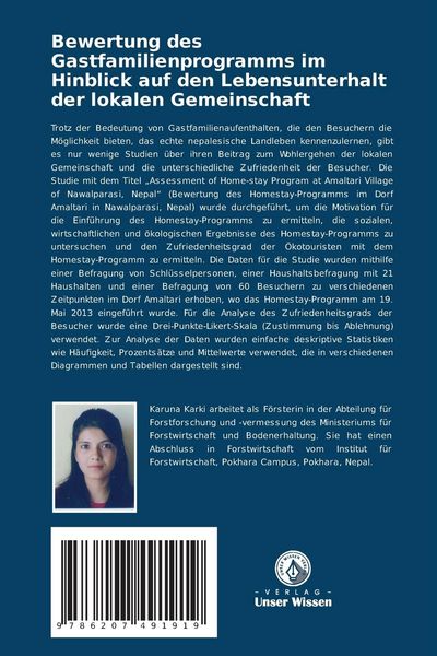 Produktbild: Bewertung des Gastfamilienprogramms im Hinblick auf den Lebensunterhalt der lokalen Gemeinschaft