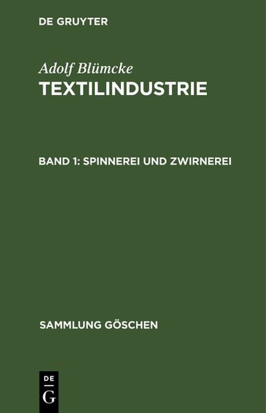 Produktbild: Spinnerei und Zwirnerei