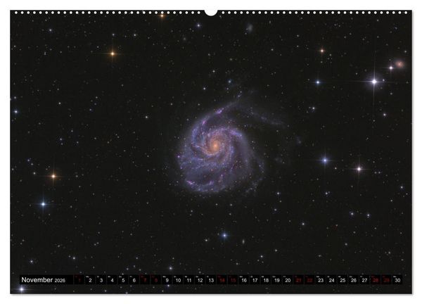 Produktbild: Galaxien im Universum (hochwertiger Premium Wandkalender 2026 DIN A2 quer), Kunstdruck in Hochglanz