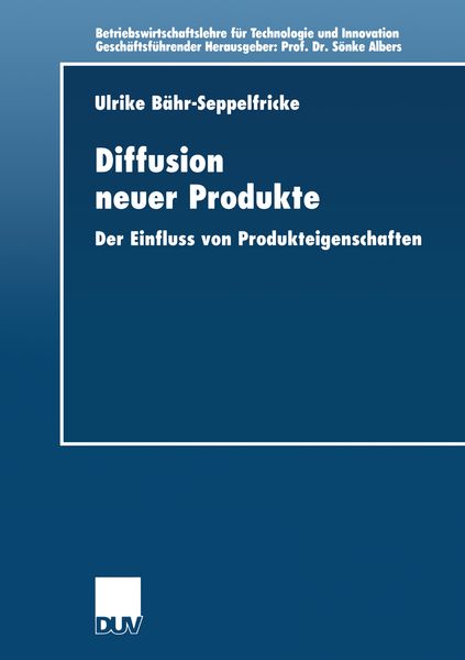Produktbild: Diffusion neuer Produkte