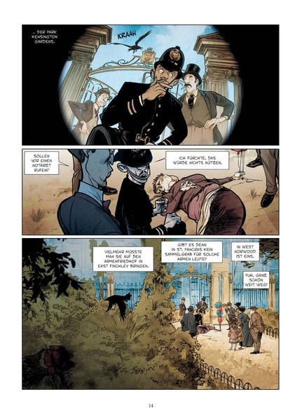Produktbild: Peter Pan in Kensington Gardens (Graphic Novel)
