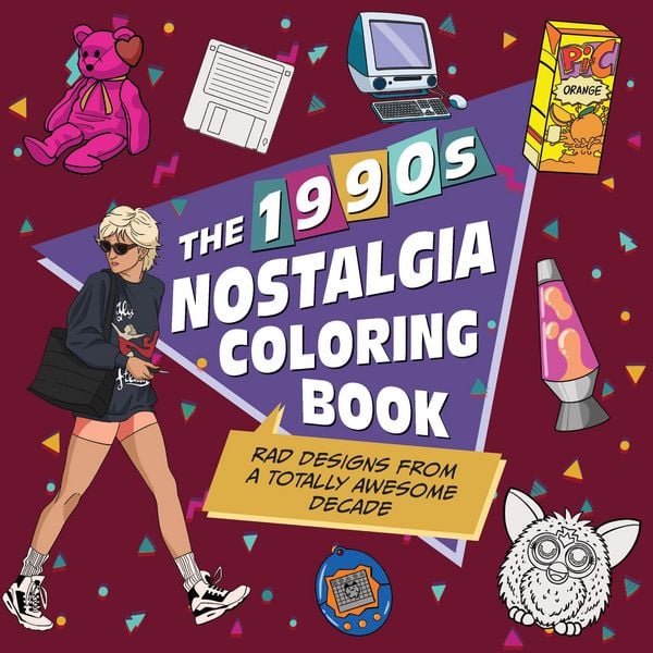 Produktbild: The 1990s Nostalgia Coloring Book