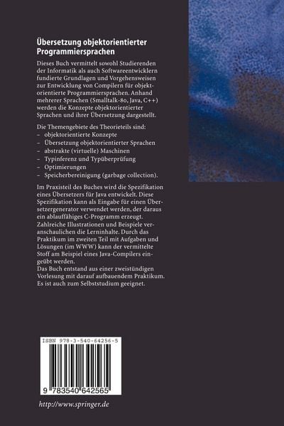 Produktbild: Übersetzung objektorientierter Programmiersprachen