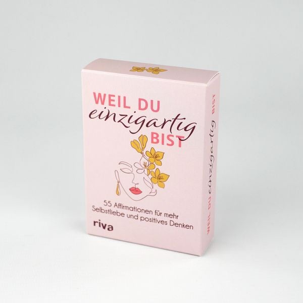 Produktbild: Weil du einzigartig bist &ndash; 55 Affirmationen f&uuml;r mehr Selbstliebe und positives Denken