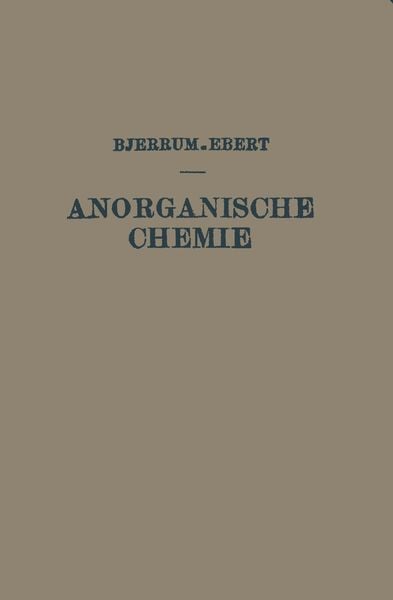 Produktbild: Kurzes Lehrbuch der Anorganischen Chemie