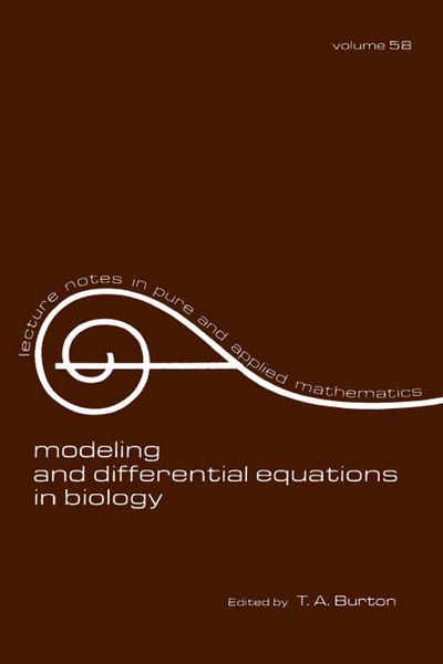 Produktbild: Modeling and Differential Equations in Biology