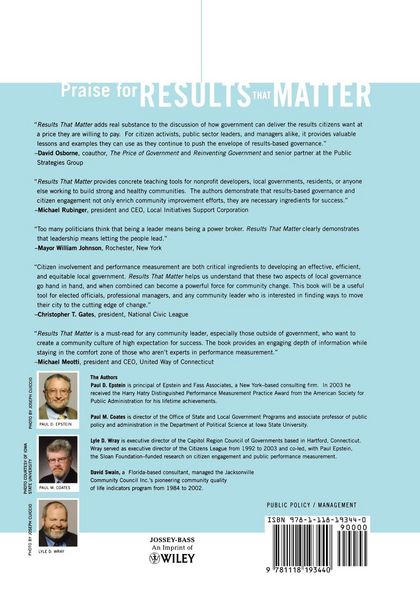 Produktbild: Results That Matter