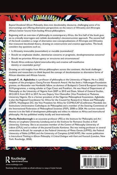 Produktbild: Beyond Decolonial African Philosophy