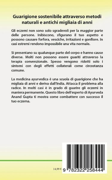 Produktbild: La cura ayurvedica dell'eczema