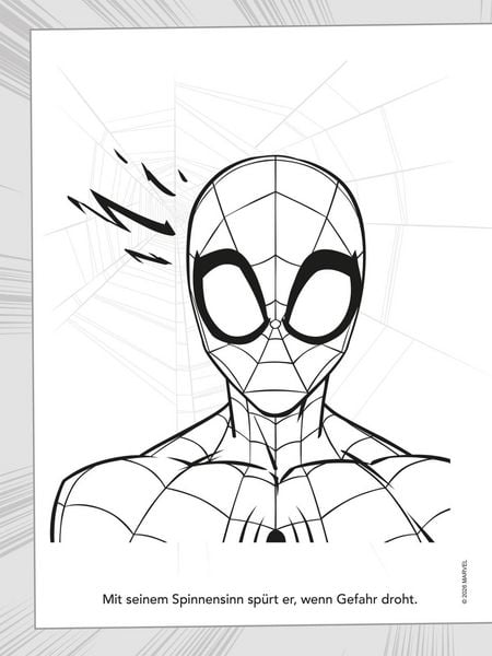 Produktbild: MARVEL Spider-Man: Mein spinnenstarkes Malbuch