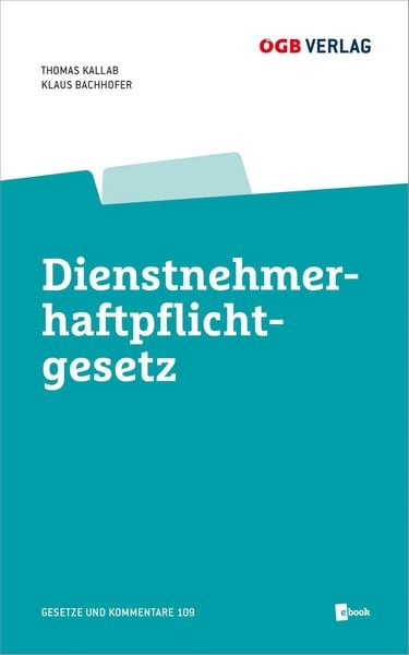 Produktbild: Dienstnehmerhaftpflichtgesetz