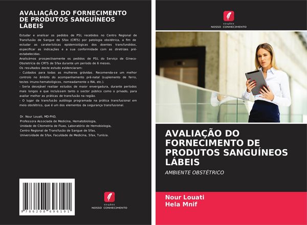 Produktbild: AVALIA&Ccedil;&Atilde;O DO FORNECIMENTO DE PRODUTOS SANGU&Iacute;NEOS L&Aacute;BEIS
