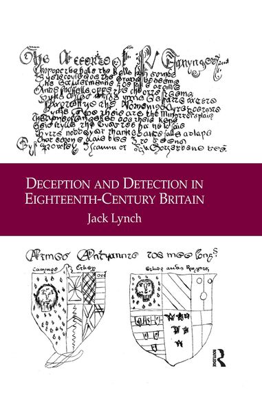 Produktbild: Deception and Detection in Eighteenth-Century Britain