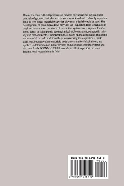 Produktbild: Numerical Methods in Geomechanics, Sixth Edition - Volume 2