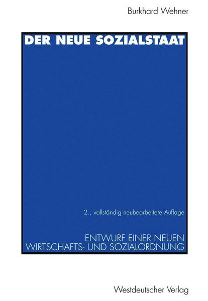 Produktbild: Der neue Sozialstaat