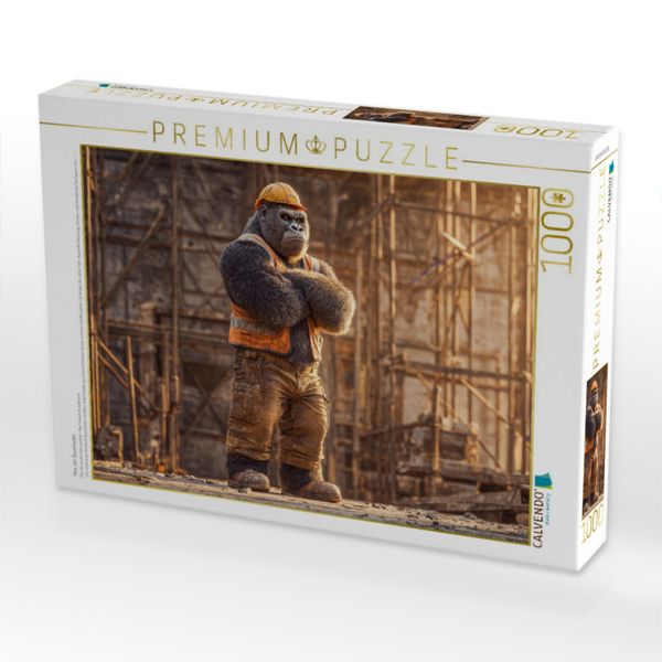 Produktbild: CALVENDO Puzzle Max, der Bauarbeiter | 1000 Teile Lege-Gr&ouml;&szlig;e 64x48cm Foto-Puzzle f&uuml;r gl&uuml;ckliche Stunden