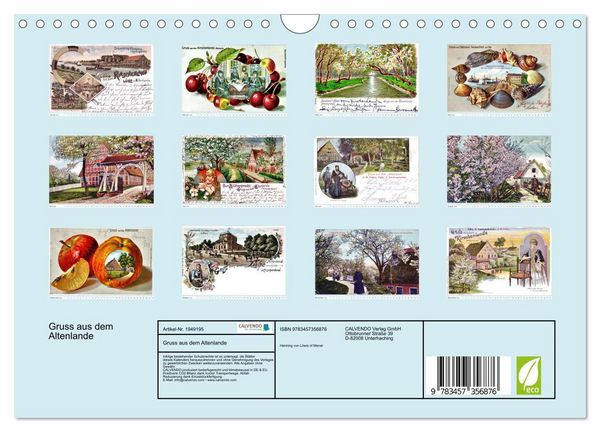 Produktbild: Gruss aus dem Altenlande (Wandkalender 2026 DIN A4 quer), CALVENDO Monatskalender