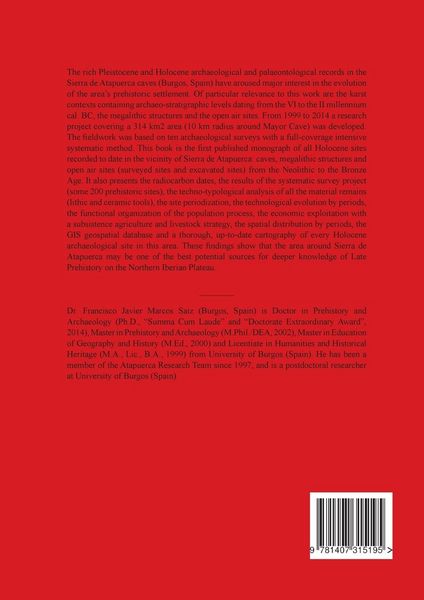 Produktbild: La Prehistoria Reciente del entorno de la Sierra de Atapuerca (Burgos, Espa&ntilde;a)