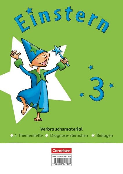 Einstern Mathematik 3. Themenhefte 1-4. Diagnoseheft und Kartonbeilagen im Paket, Set von , Cornelsen Verlag, 978-3-06-084736-5