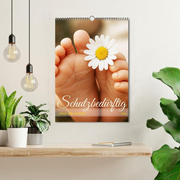 Produktbild: Schutzbed&uuml;rftig ...sind alle Kinder (Wandkalender 2026 DIN A3 hoch), CALVENDO Monatskalender