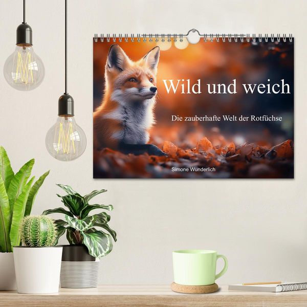 Produktbild: Wild und weich - Die zauberhafte Welt der Rotf&uuml;chse (Wandkalender 2026 DIN A4 quer), CALVENDO Monatskalender