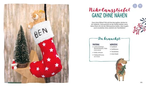 Produktbild: Mein gro&szlig;es Weihnachts-Bastelbuch