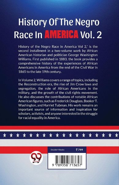 Produktbild: History Of The Negro Race In America Vol. 2