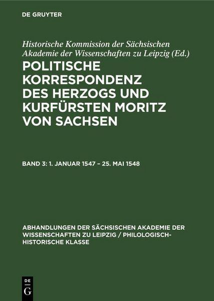 Produktbild: 1. Januar 1547 - 25. Mai 1548