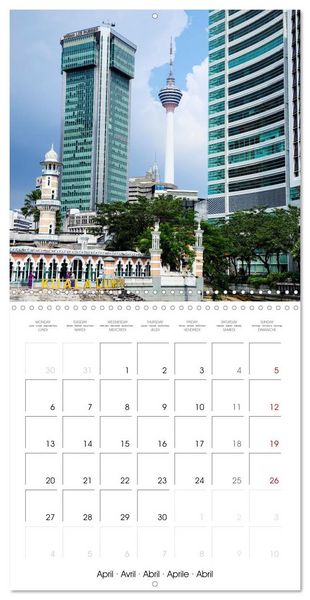 Produktbild: Kuala Lumpur simply adorable (Wall Calendar 2026 12 &times; 12 Inch) CALVENDO 12 Month Wall Calendar