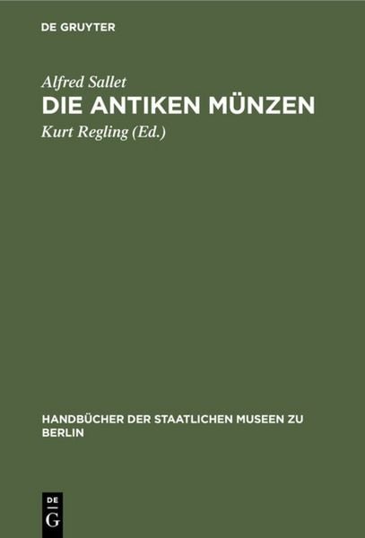 Produktbild: Die antiken M&uuml;nzen