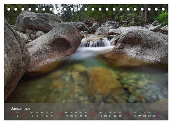 Produktbild: Korsika - Faszinierende Landschaften (Tischkalender 2026 DIN A5 quer), CALVENDO Monatskalender