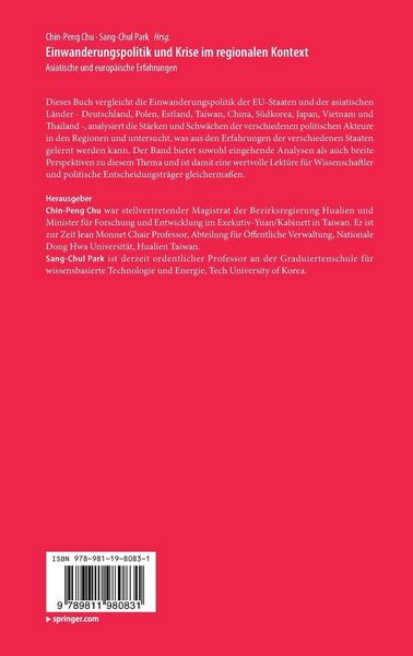 Produktbild: Einwanderungspolitik und Krise im regionalen Kontext