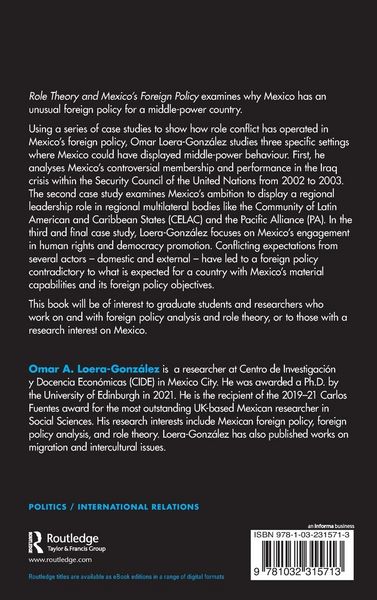 Produktbild: Role Theory and Mexico's Foreign Policy