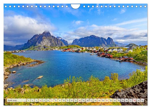 Produktbild: Vom Nordkap zum S&uuml;dkap (Wandkalender 2026 DIN A4 quer), CALVENDO Monatskalender