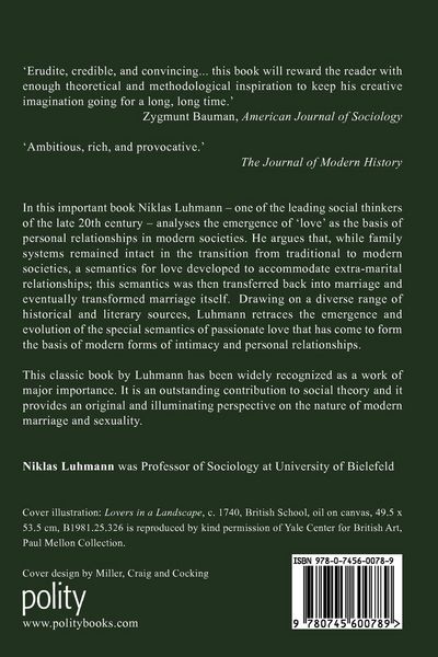 Produktbild: Love as Passion - The Codification of Intimacy