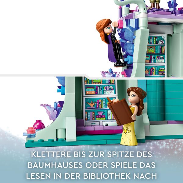 Produktbild: LEGO | Disney 43215 Das verzauberte Baumhaus Prinzessin Set mit Mini-Puppen