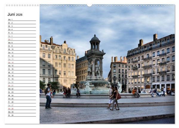 Produktbild: Frankreichs gro&szlig;e St&auml;dte - Lyon (hochwertiger Premium Wandkalender 2026 DIN A2 quer), Kunstdruck in Hochglanz