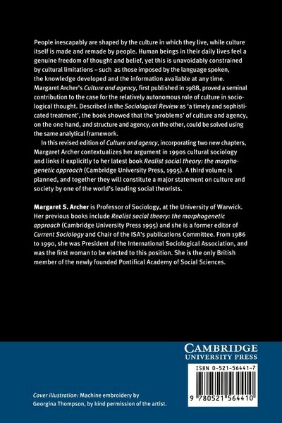 Produktbild: Culture and Agency