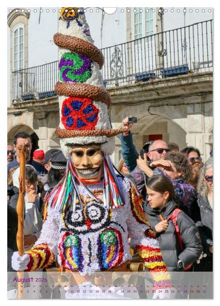 Produktbild: Karneval in Galicien (Wandkalender 2026 DIN A3 hoch), CALVENDO Monatskalender