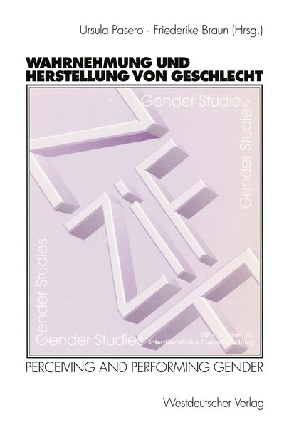 Produktbild: Wahrnehmung und Herstellung von Geschlecht